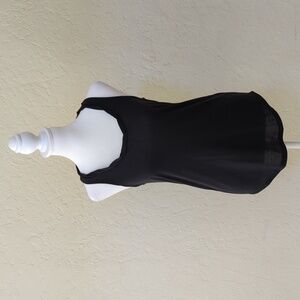 Nike Black Cut Out Open Back Strap Detail Running Athletic Tank Top Size X-Small